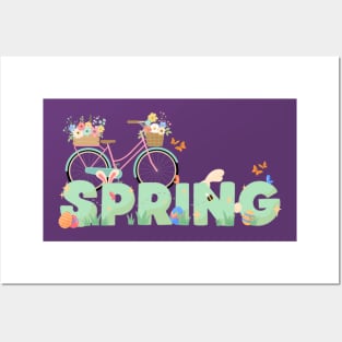 Cool Spring Theme Design Gift Posters and Art